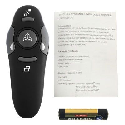 Multimedia Presenter With Laser Pointer