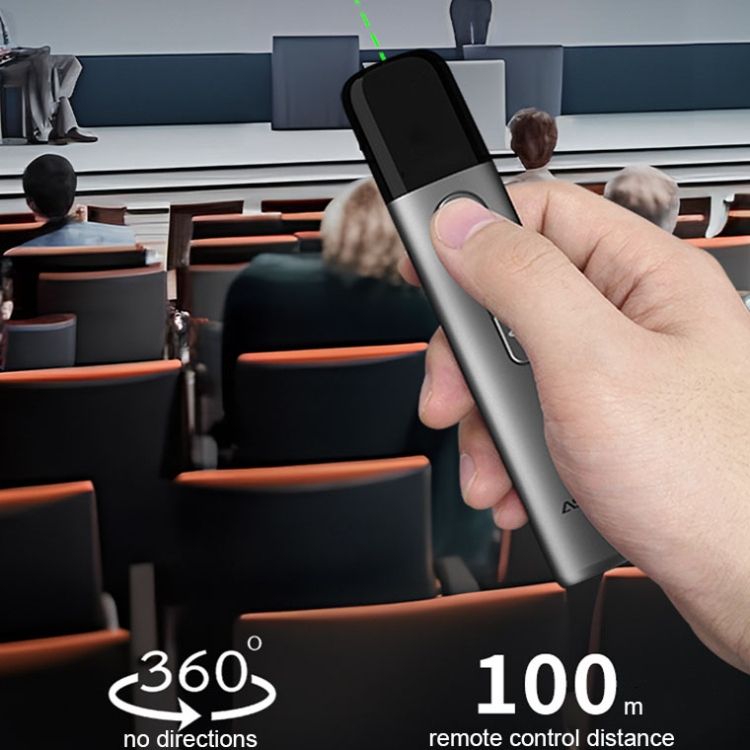 ASiNG LED LCD Screen Bright Green Laser Presenter