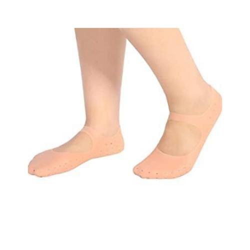 Oil Infused Silicone Moisturizing Foot Care Socks(SkinTone)