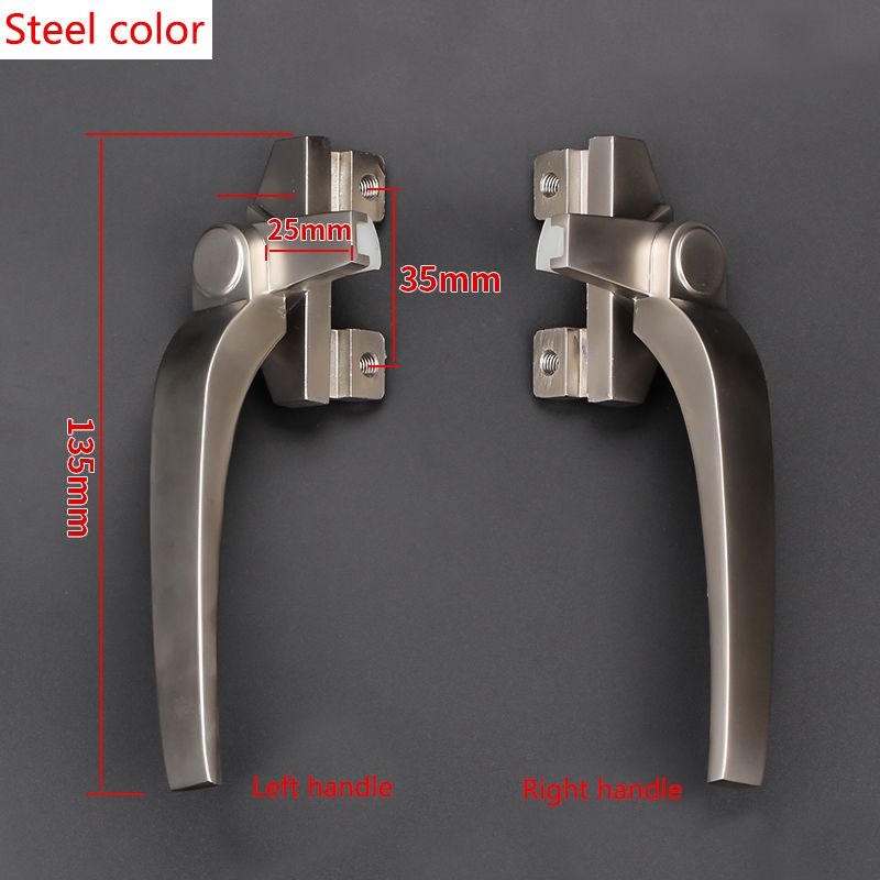 1pc Window Handle Lock Handle Sliding Window Handle Aluminum Alloy Window Lock