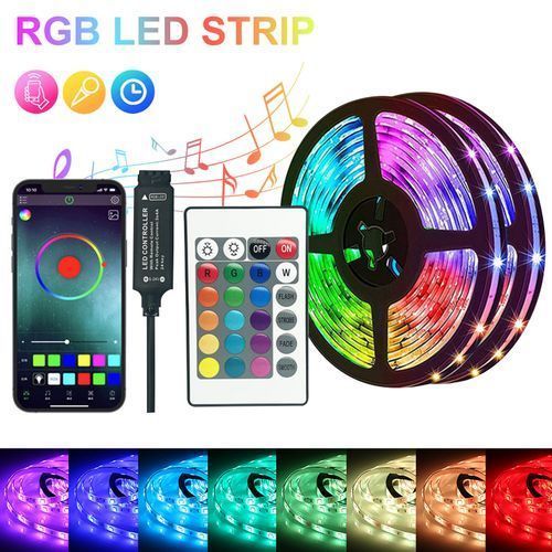 POP Wall Tape Lights RGB 5V With Remote For Party