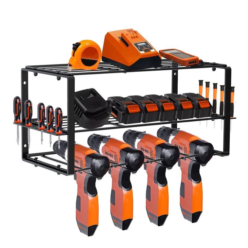 Power Tool Organizer Wall Mounted Floating Shelf For Drill