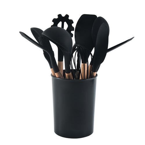 12pcs Non Stick Silicone Spoon Kitchen Utensil