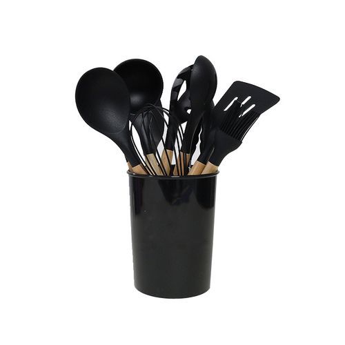 12pcs Non Stick Silicone Spoon Kitchen Utensil