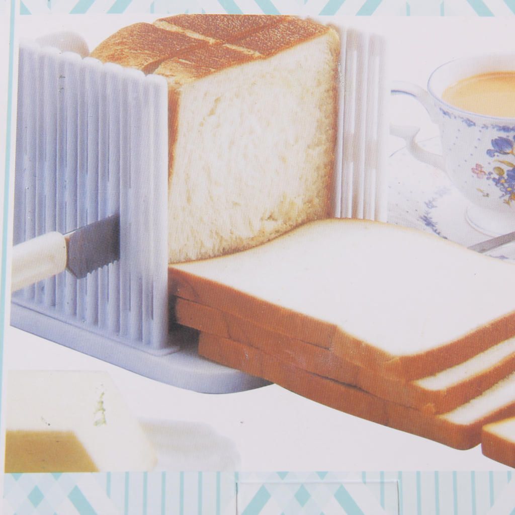 Bread Loaf Slicing Cutting Tools Cutter  Toast Sandwich Slicer