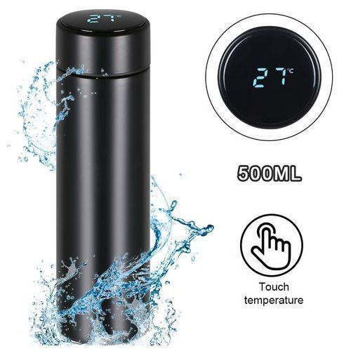Temperature Filtered Water Bottle LED Thermos Cup