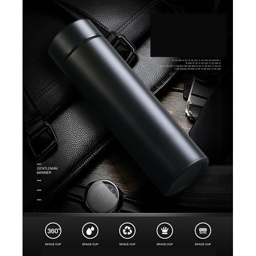 Temperature Filtered Water Bottle LED Thermos Cup