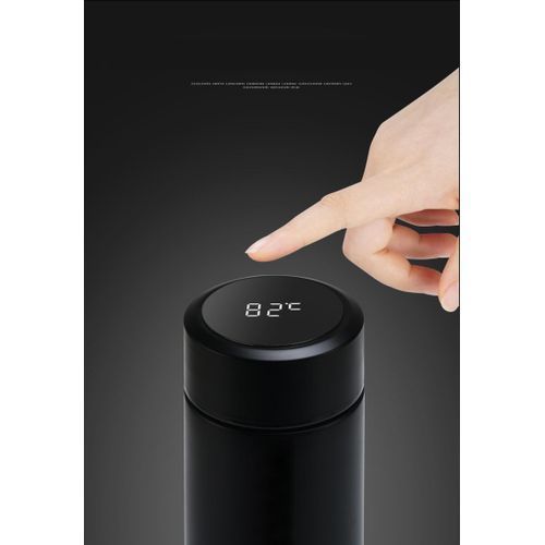 Temperature Filtered Water Bottle LED Thermos Cup