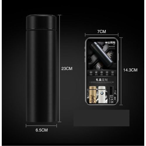 Temperature Filtered Water Bottle LED Thermos Cup