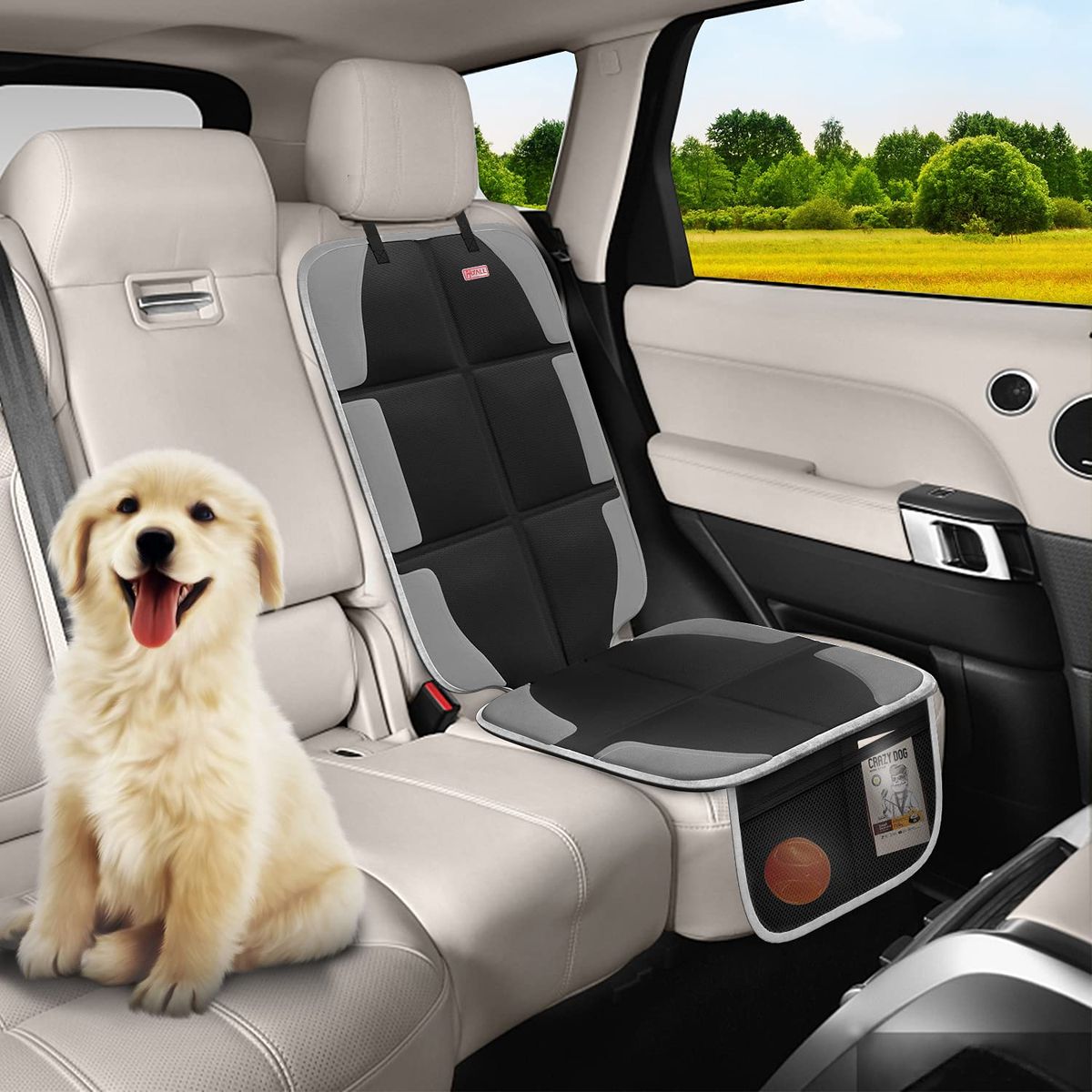 Car Seat Protector The Best Large Auto XL Size, with Storage Bag, The thickest Child Baby Seat Protector, Suitable for Children, Babies, Pets,1 Pack