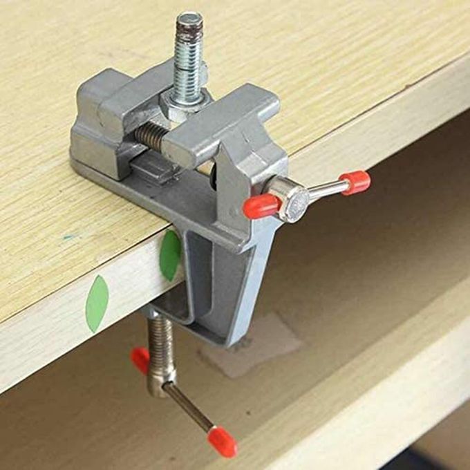 Portable Aluminum Alloy Table Vise Metal Clamp Locksmith Clip DIY Parts