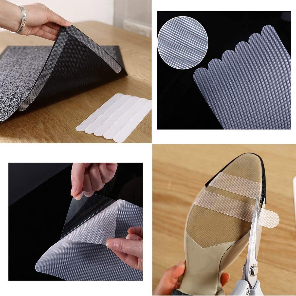 10Pcs Anti-Slip Strips Safety Shower Treads Stickers Bathtub Non Slip Stickers Stair Step Anti Slip Tape 7.87inch