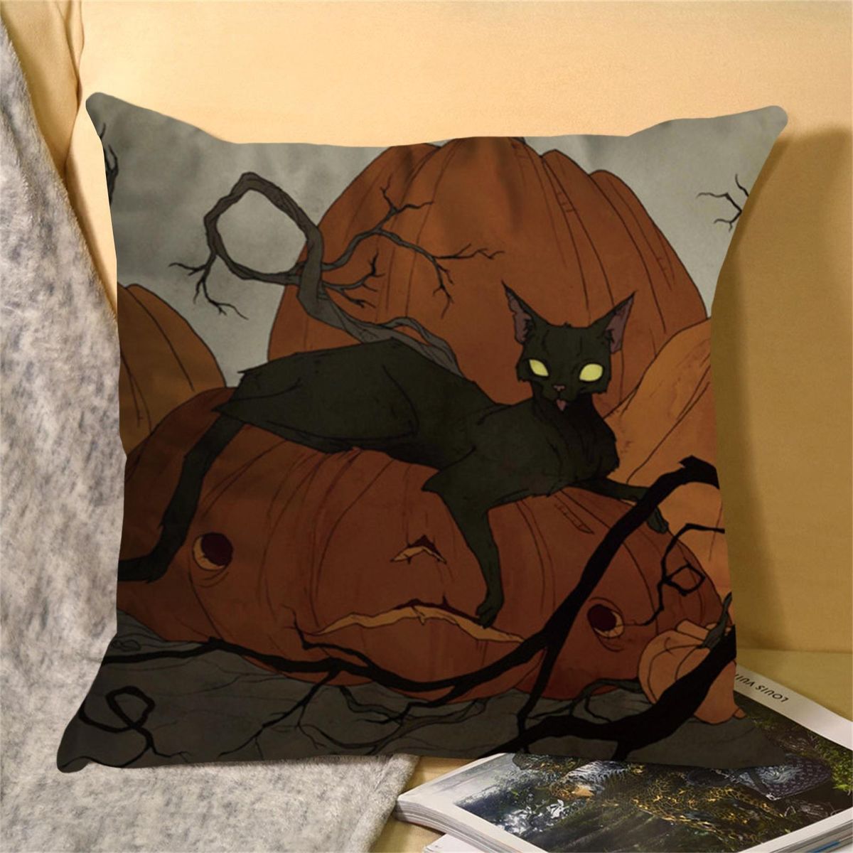 Pillow Case Office Chair Throw Pillow Slip Holiday Decoration Supplies
