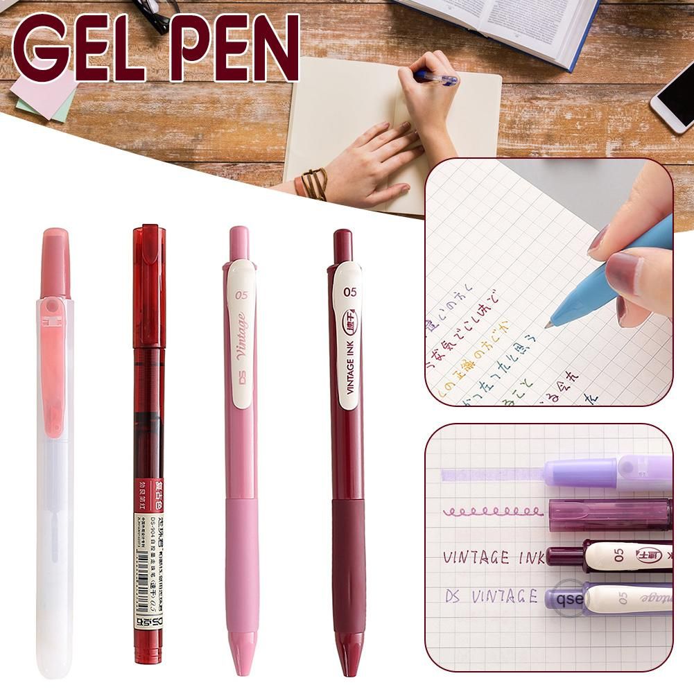 4 Piece Morandi Color Series Pen Set Simple Design