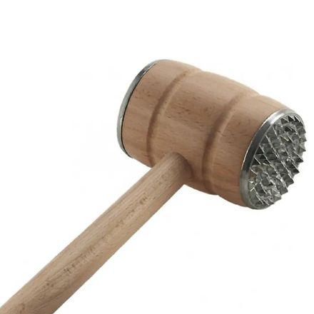 Meat Tenderizer Wooden & Aluminum- Fig & Olive