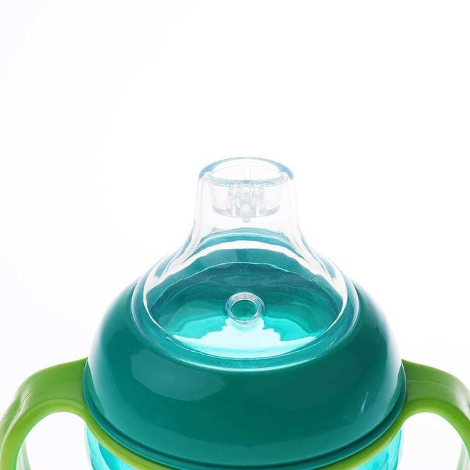 200ml No Spill Super Spout Grip Sippy Cups - Style 2-Blue Style 2-Blue