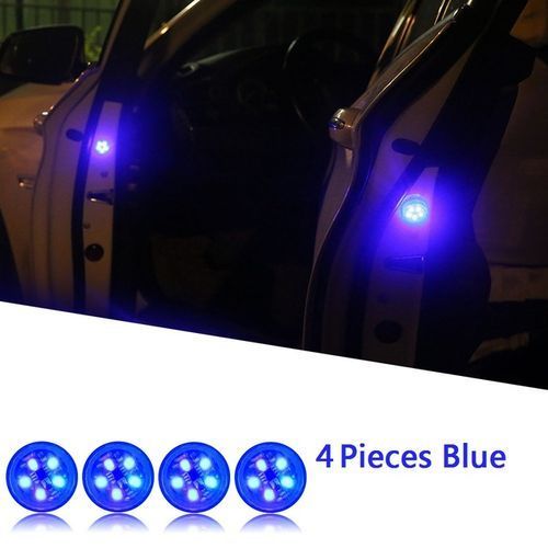 4pc Magnetic Sensor Strobe Flashing Alarm Lights Parking Lamp