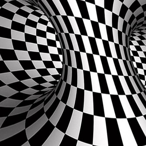 Black And White Visual Carpet Living Room Bedroom