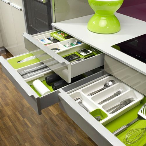 KitchenOffice Drawer Store Expandable Cutlery Tray Organiser