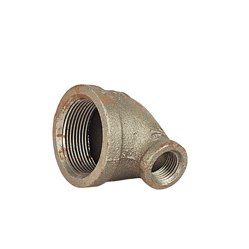 Malleable Iron Fitting Elbow Black 1 1/2 X 1/2