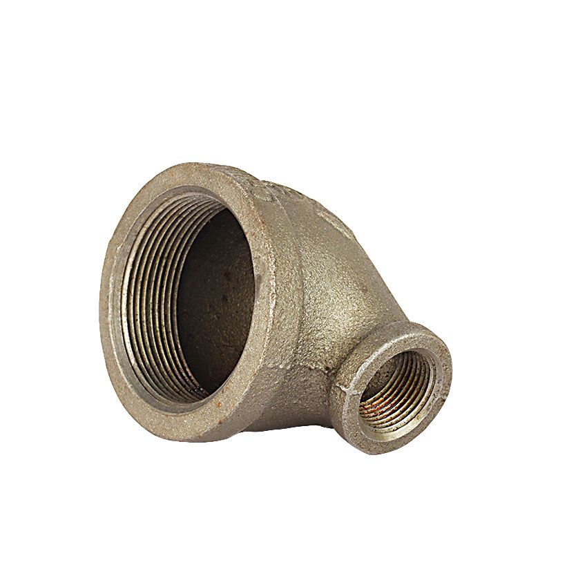 Malleable Iron Fitting Elbow Black 1 1/2 X 1/2