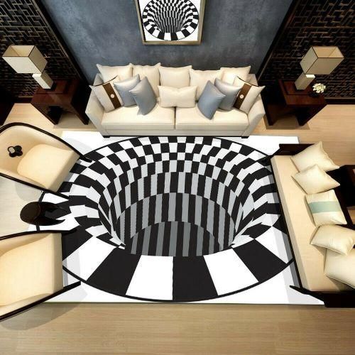 3D Swi Print Optical Illusion Area Rug Carpet