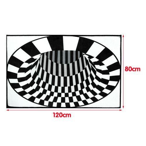 3D Swi Print Optical Illusion Area Rug Carpet