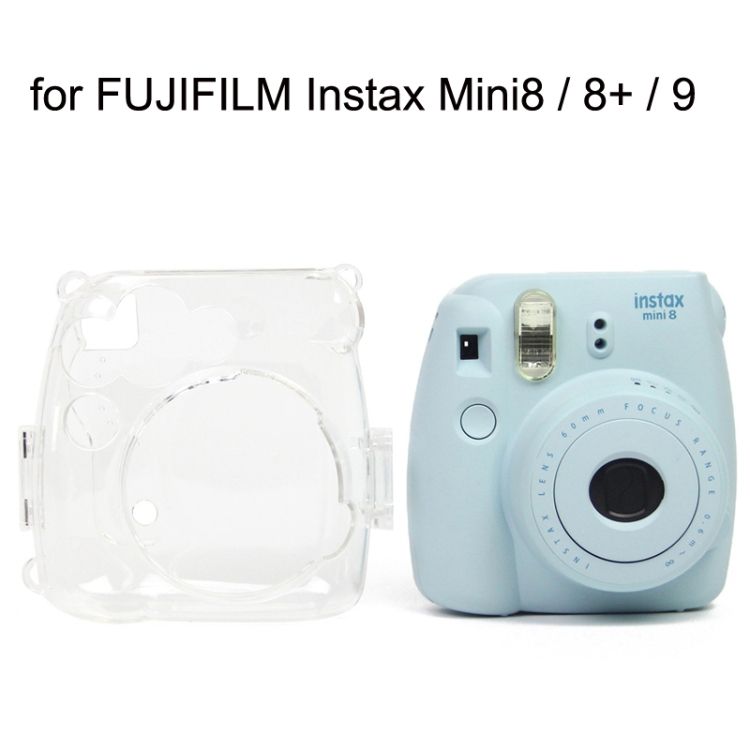 Camera Crystal Case For FUJIFILM Instax Mini 8 / 8+ / 9 Crystal Transparent
