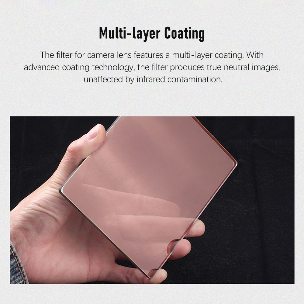 ND64（1.8）Lens Filter 4×4in ND Filters Optical Glass
