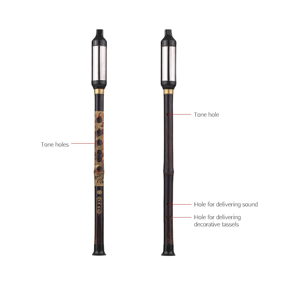 Chinese Traditional Musical Instrument Vertical Blown Bawu