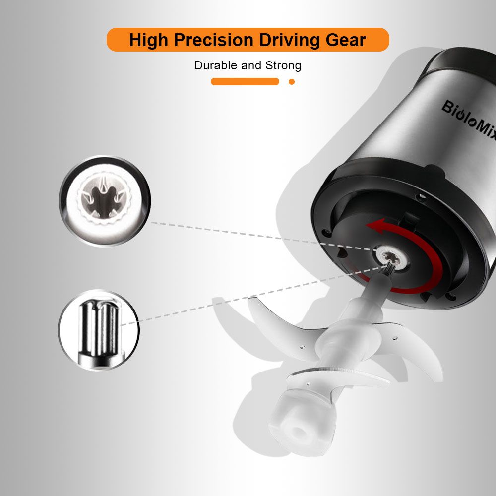 Stainless Steel 2L Capacity Electric Chopper Meat Grinder