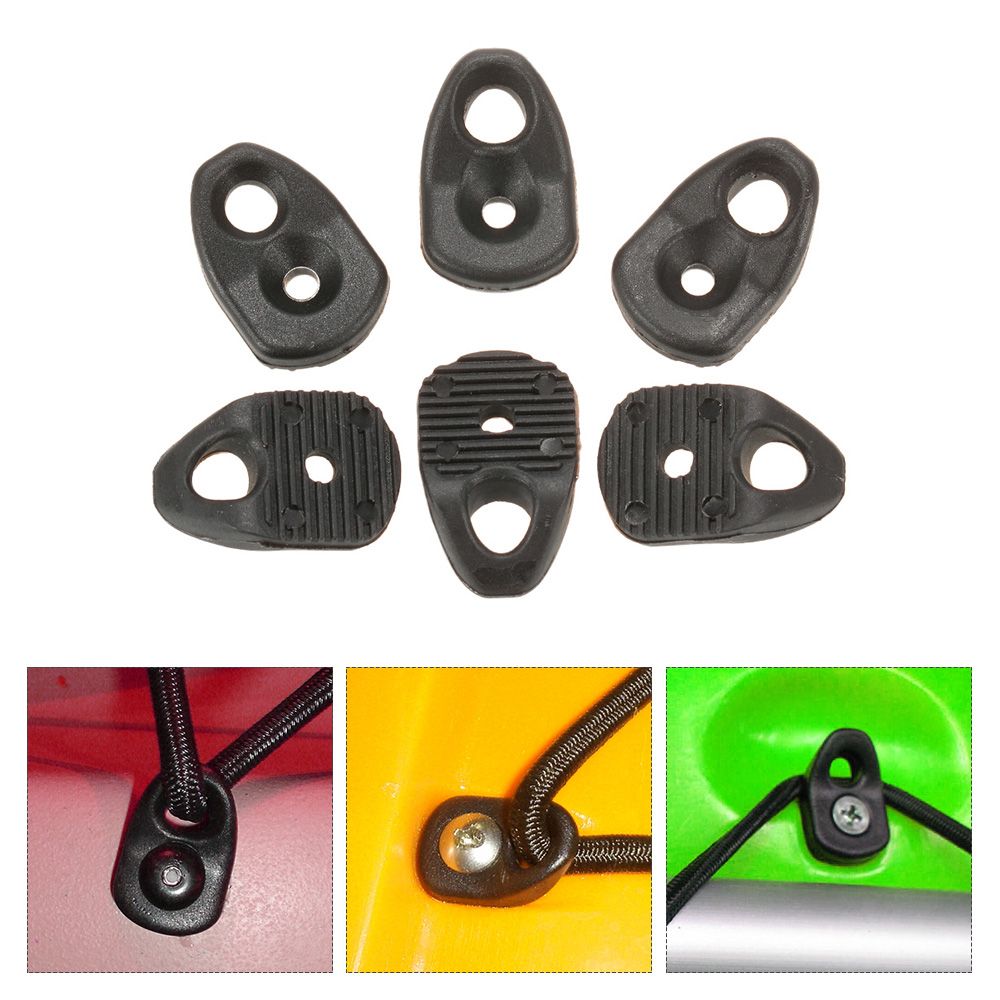 6pcs Kayaking Canoeing Rafting Nylon Single Eyelet Tie Down