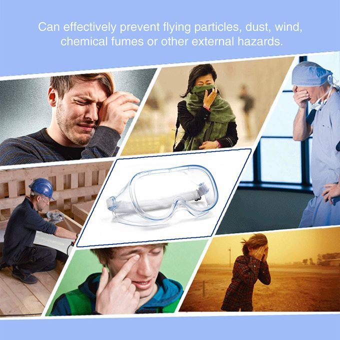 Medical Safety Glasses Anti-Fog  Adjustable Surgical
