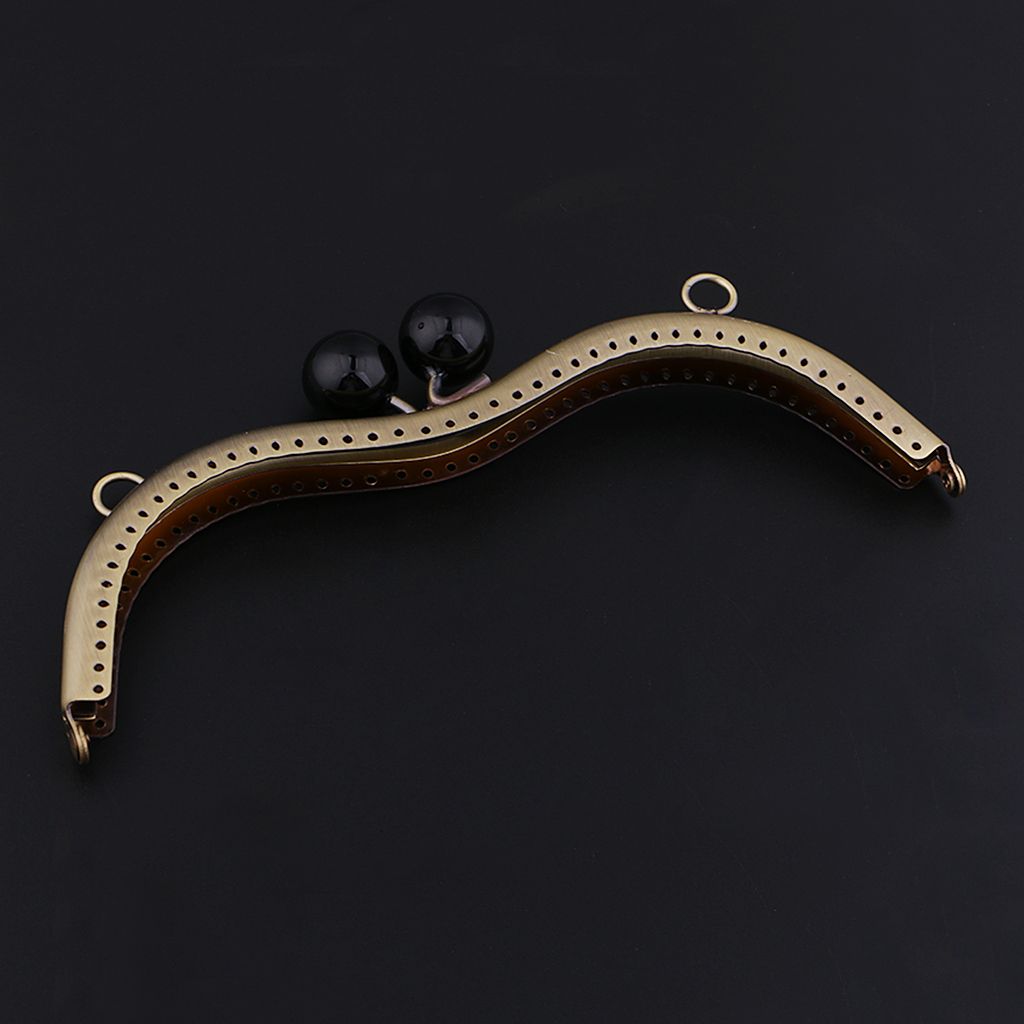 M Shape Metal Purse Frame For Women Bag Handbag DIY Black