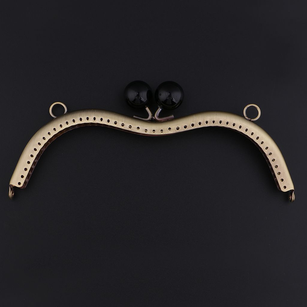 M Shape Metal Purse Frame For Women Bag Handbag DIY Black