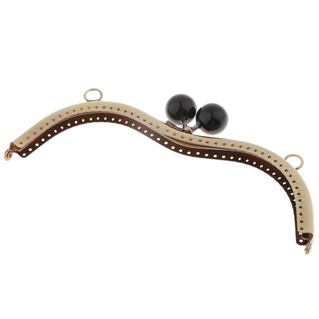 M Shape Metal Purse Frame For Women Bag Handbag DIY Black