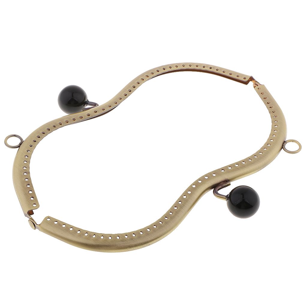 M Shape Metal Purse Frame For Women Bag Handbag DIY Black