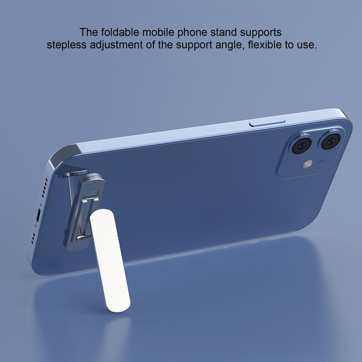 Foldable Mobile Phone Holder 360-Degree Rotatable Phone Bracket Aluminium Alloy Phone Desk Stand
