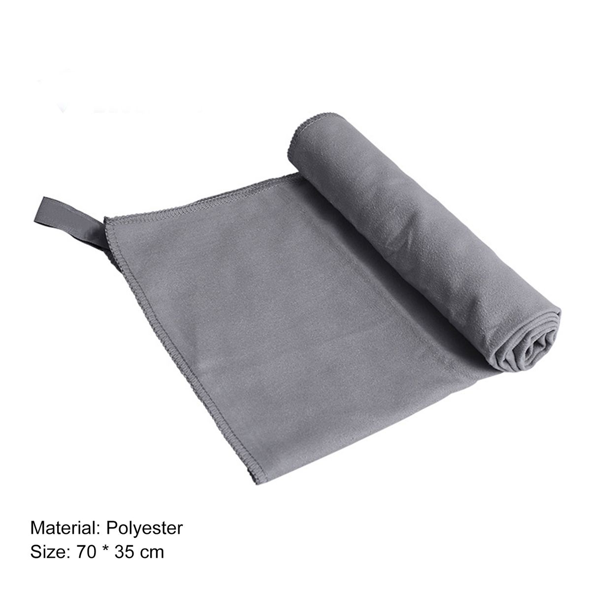 Outdoor Towel Fitness Workout Sweat Towel Grey