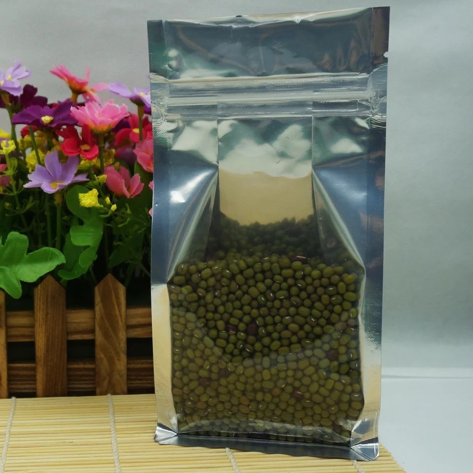 50 Pcs Self-Stand Aluminum Ziplock Pouch (20 X 30 Cm)