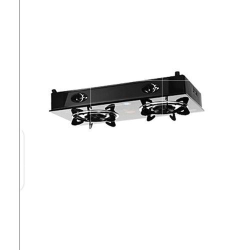 Table Top Gas Cooker With Glass - Top 2-Burner