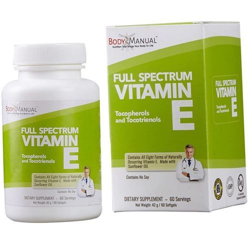 Vitamin E   Nature Intended Contains All Four Alpha, Beta,Gamma, Delta Tocopherols & Tocotrienols