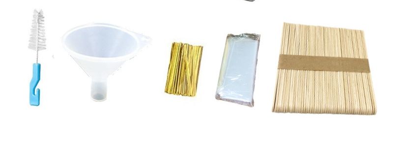 Ice Cream Mold+Popsicle Sticks+Funnel+Brush+ Popsicle Bags