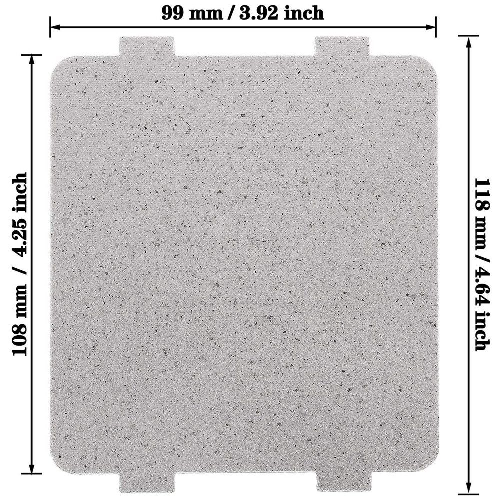 12Pcs Waveguide Cover Mica Plates For Microwave Oven