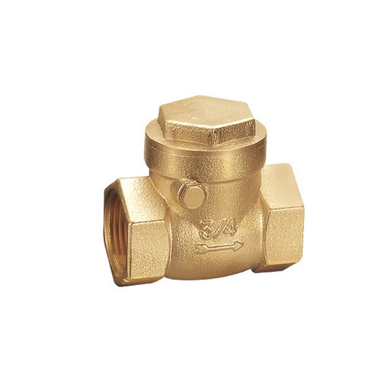 Female Thread Brass Non-return Swing Check Valve 232PSI