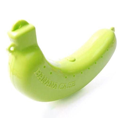 Cute Fruit Banana Protector Box Holder Case Lunch Container
