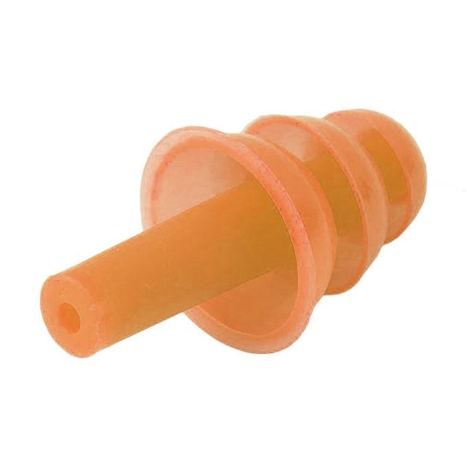 A Pair Silicone Ear Plugs Anti Noise Snore Earplugs Reduction For Study Orange