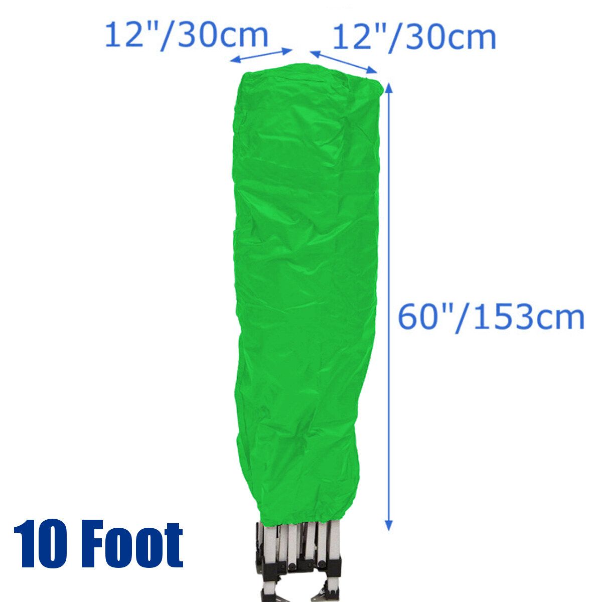 Canopy Tent Storage Cover Patio Protector Polyester Fabric Garden For 10/15/20ft 10 Foot