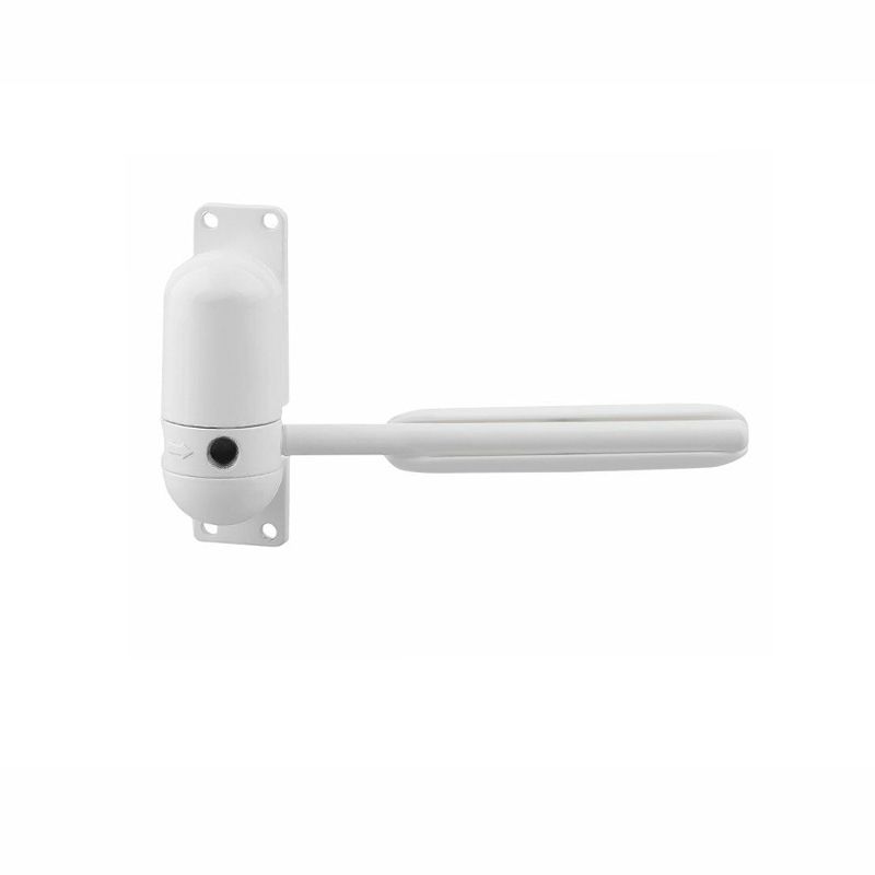 20-70kg White Zinc Alloy Adjustable Surface Door Closers
