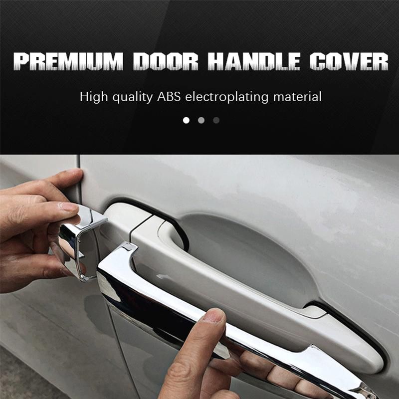 For Jeep Grand Cherokee WK 2006 2007 2008 2009 2010 Car Door Handle Cover Trim Scratch Protector Car Accessories Exterior Parts